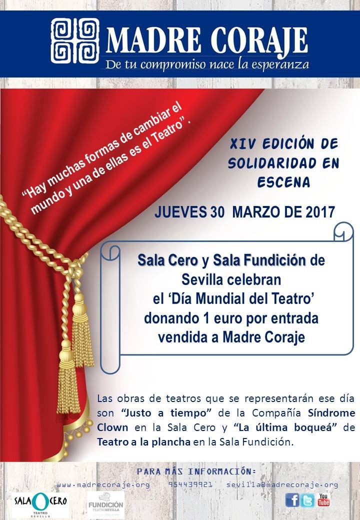 Madre Coraje y Día Mundial del Teatro 30M
