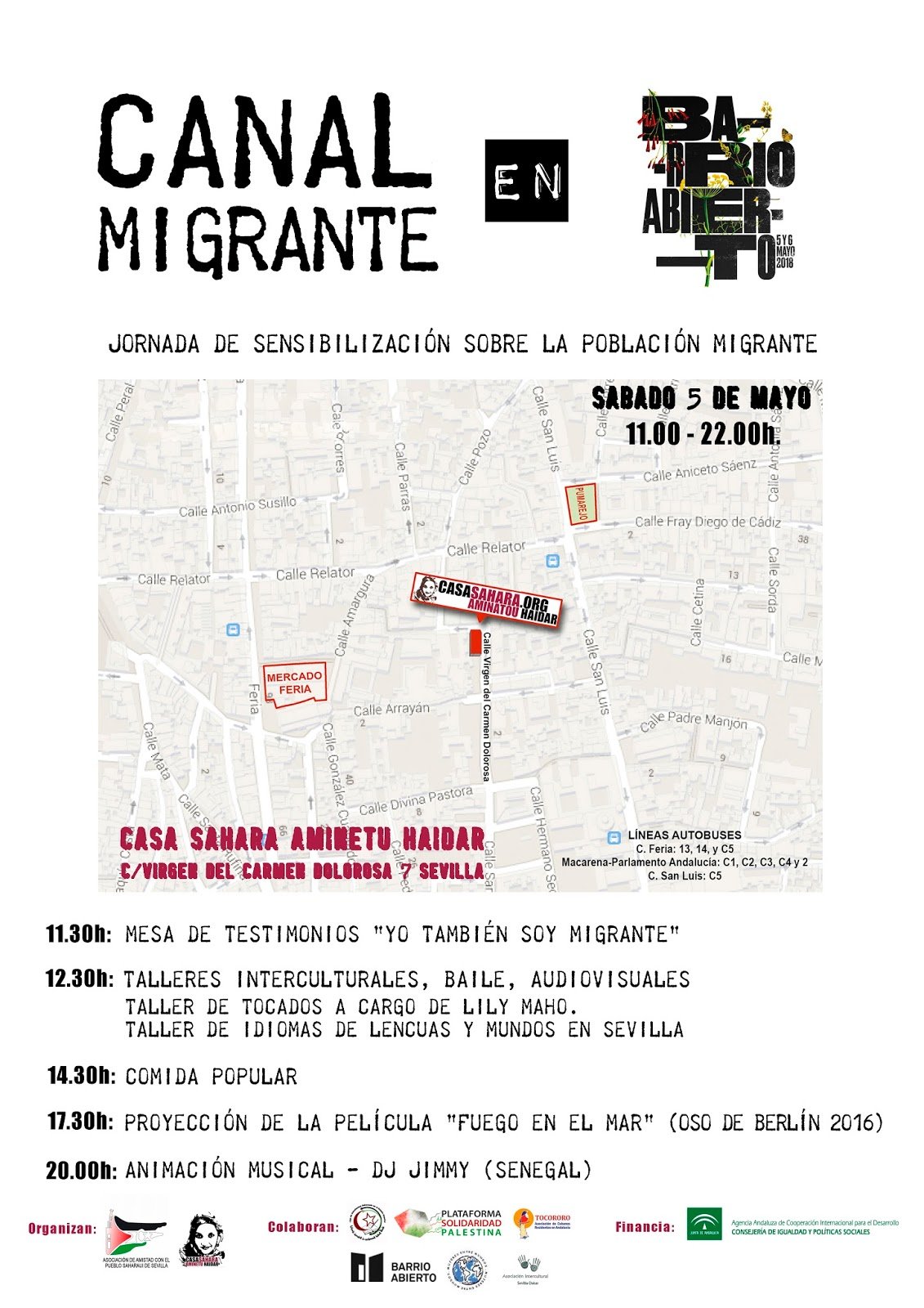 Cartel Canal Migrante