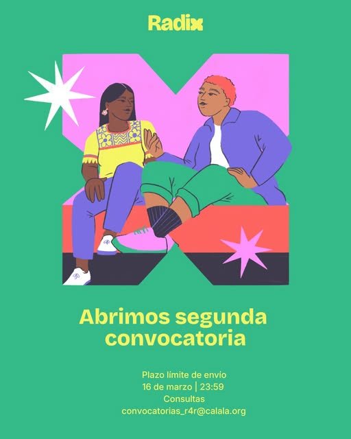Calala Fondo Mujeres abre la segunda convocatoria de Radix