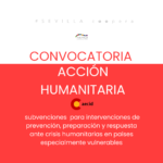 convocatoria AECID para acción humanitaria 2026
