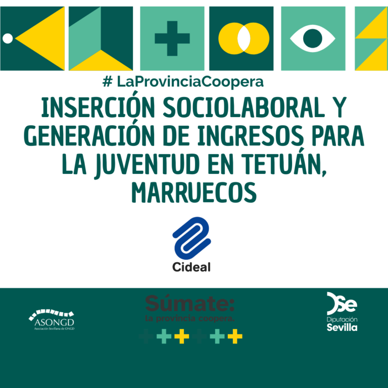 Inserción sociolaboral y generación de ingresos para la juventud en Tetuán, Marruecos